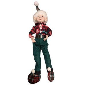 CHRISTMAS ELF FROM COSCO CHRISTMAS FIGURES CHRISTMAS GIFT TALL ELF 25"